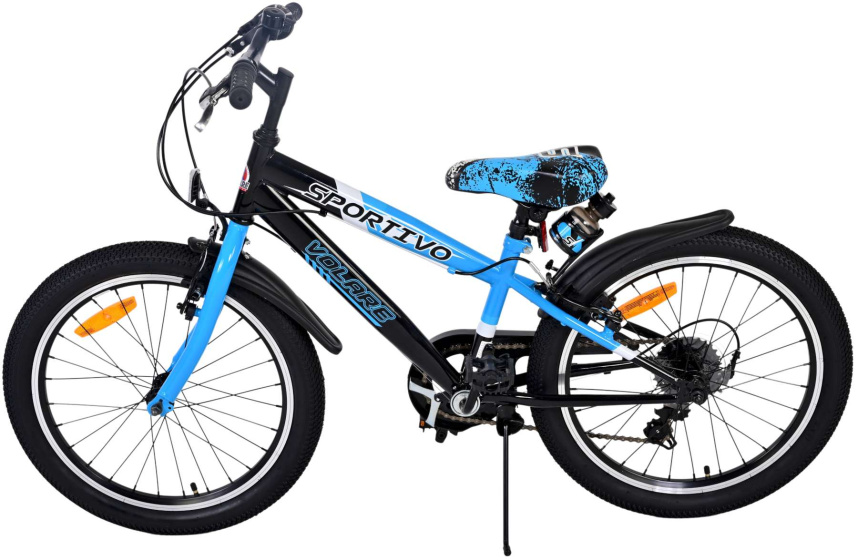 Volare Sportivo 20 Zoll Jungen 7G Felgenbremse Blau/Schwarz