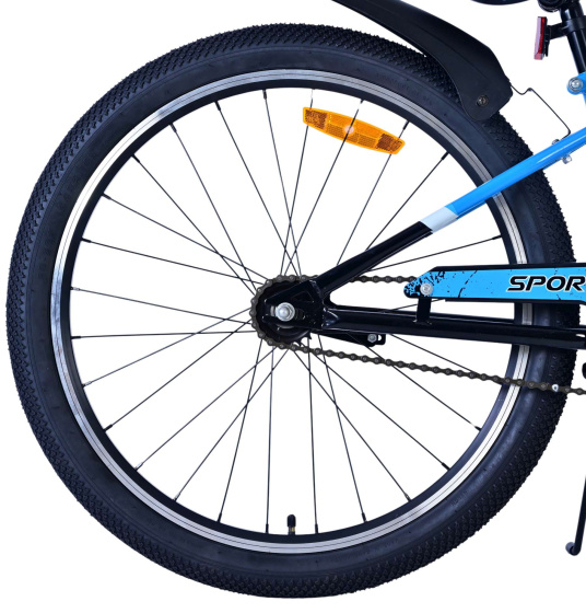 Volare Sportivo 24 Inch Boys Coaster Brake Blue/Black