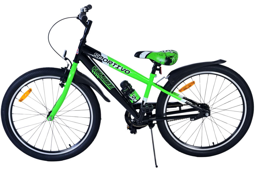Volare Sportivo 24 Inch Boys Coaster Brake Green/Black
