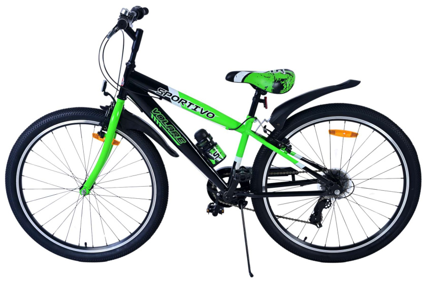 Volare Sportivo 26 Inch Boys 7SP Rim Brakes Green/Black