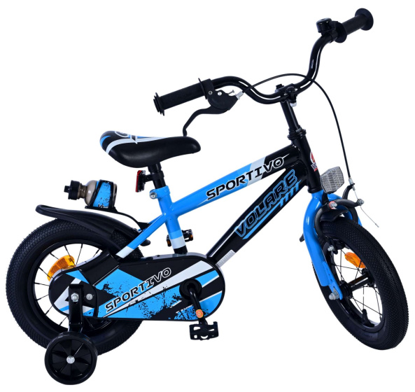 Volare Sportivo 12 Inch 21,5 cm Boys Coaster Brake Blue/Black