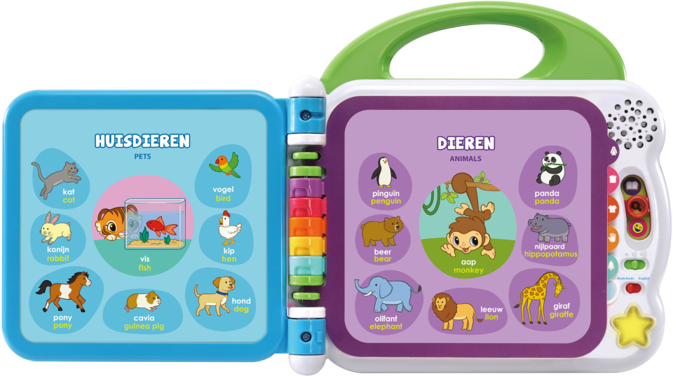 VTech children's book Mijn Eerste 100 Woordjes blue