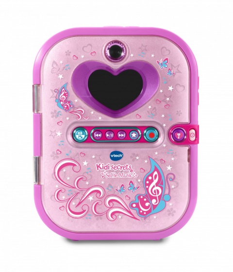 Interaktívny diár VTech Kidisecrets Selfie Music 18 cm ružový
