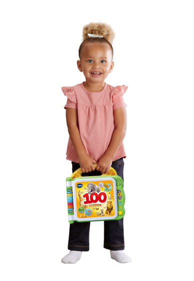 VTech kinderboek Mijn eerste 100 woordjes - Dieren groen