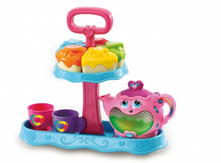 VTech čajová súprava: Aunt Jet 11-dielna modrá/ružová