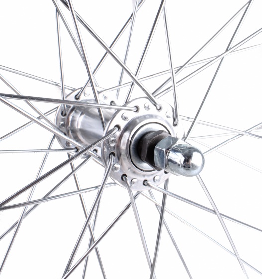 roue avant 28 x 1 1/2 pouce aluminium noir avec passepoil