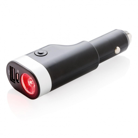 aide d'urgence 6 en 1 11,4 x 4 cm ABS noir