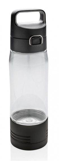 gourde avec banque d'&eacute;gie 5000 mAh ABS noir 600 ml