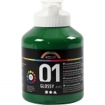 A-Color acrylverf glossy 500ml donkergroen A-Color acrylverf glossy 500ml donkergroen