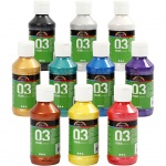 A-Color acrylverf metallic 10 stuks 120 ml multicolor A-Color acrylverf metallic 10 stuks 120 ml multicolor