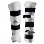 adidas taekwondo scheen- en wreefbeschermers wit maat XS adidas taekwondo scheen- en wreefbeschermers wit maat XS