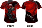 Ali’s Fightgear MMA-kledingset fightshirt met fightbroek rood