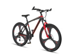 Altec Accrue MTB 27.5 Inch Unisex 21SP Mechanical disc brake Black/Red