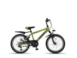Altec Dakota MTB 20 Inch Junior 7SP Rim Brakes Army Green