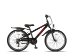Altec Dakota MTB 24 Zoll Junior 7G Felgenbremse Schwarz