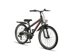 Altec Dakota MTB 24 Zoll Junior 7G Felgenbremse Schwarz