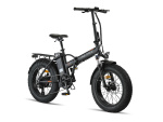 Altec Focus Fatbike Vouwfiets 20 Inch Unisex 8SP Disc Brake Matte black
