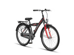 Altec Hero 26 Inch Jongens V-Brakes Zwart/Rood