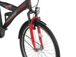 Altec Hero 26 Inch Jongens V-Brakes Zwart/Rood