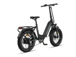 Altec Primera Fatbike Vouwfiets 20 Zoll Unisex 8G Scheibenbremse Mattschwarz
