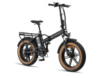 Altec Vectra Fatbike Vouwfiets 20 Inch Unisex 8SP Disc Brake Matte black