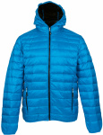 Alvivo outdoorjas Dublin heren nylon/dons lichtblauw