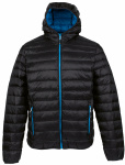 Alvivo outdoorjas Dublin heren nylon/dons zwart/blauw