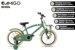 AMIGO 2Cool 12 Inch Boys Coaster Brake Green