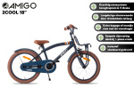 AMIGO 2Cool 18 Inch 28,5 cm Boys Coaster Brake Blue