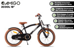 AMIGO 2Cool 18 Inch 28,5 cm Boys Coaster Brake Black