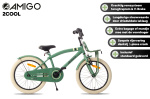 AMIGO 2Cool 20 Inch Jongens Terugtraprem Groen