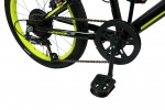 AMIGO Attack 20 Inch Jongens 6V V-Brakes Zwart/Geel