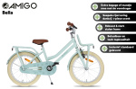 AMIGO Bella 18 Inch Girls Coaster Brake Green