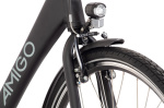 AMIGO E-Alvor D1 28 Inch Dames 7V V-Brakes Matzwart