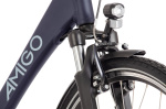 AMIGO E-Alvor D2 28 Inch Dames 7V V-Brakes Matblauw