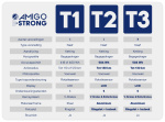 AMIGO E-Strong T2 28 Inch Dames 3V Rollerbrake Matgrijs