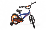 AMIGO Explorer 14 Inch Boys Coaster Brake Blue/Orange