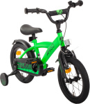 AMIGO Explorer 14 Inch Jongens Terugtraprem Groen/Zwart