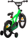 AMIGO Explorer 14 Inch Jongens Terugtraprem Groen/Zwart