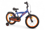 AMIGO Explorer 16 Inch Boys Coaster Brake Blue/Orange