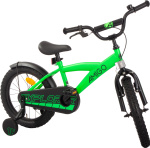 AMIGO Explorer 16 Inch Boys Coaster Brake Green/Black
