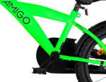 AMIGO Explorer 18 Zoll Jungen Rücktrittbremse Grün/Schwarz