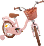 AMIGO Fairy 14 Inch Meisjes Terugtraprem Zalmroze