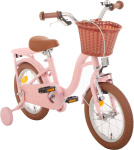AMIGO Fairy 14 Inch Meisjes Terugtraprem Zalmroze