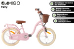 AMIGO Fairy 18 Inch Meisjes Terugtraprem Roze