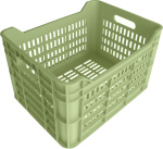 AMIGO bike crate 30 liter 100% recycled plastic mint green
