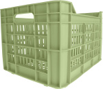 AMIGO bike crate 30 liter 100% recycled plastic mint green