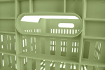AMIGO bike crate 30 liter 100% recycled plastic mint green