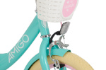 AMIGO Perfect 12 Inch Girls Coaster Brake Turquoise