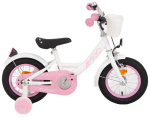 AMIGO Perfect 12 Inch Girls Coaster Brake White/Pink